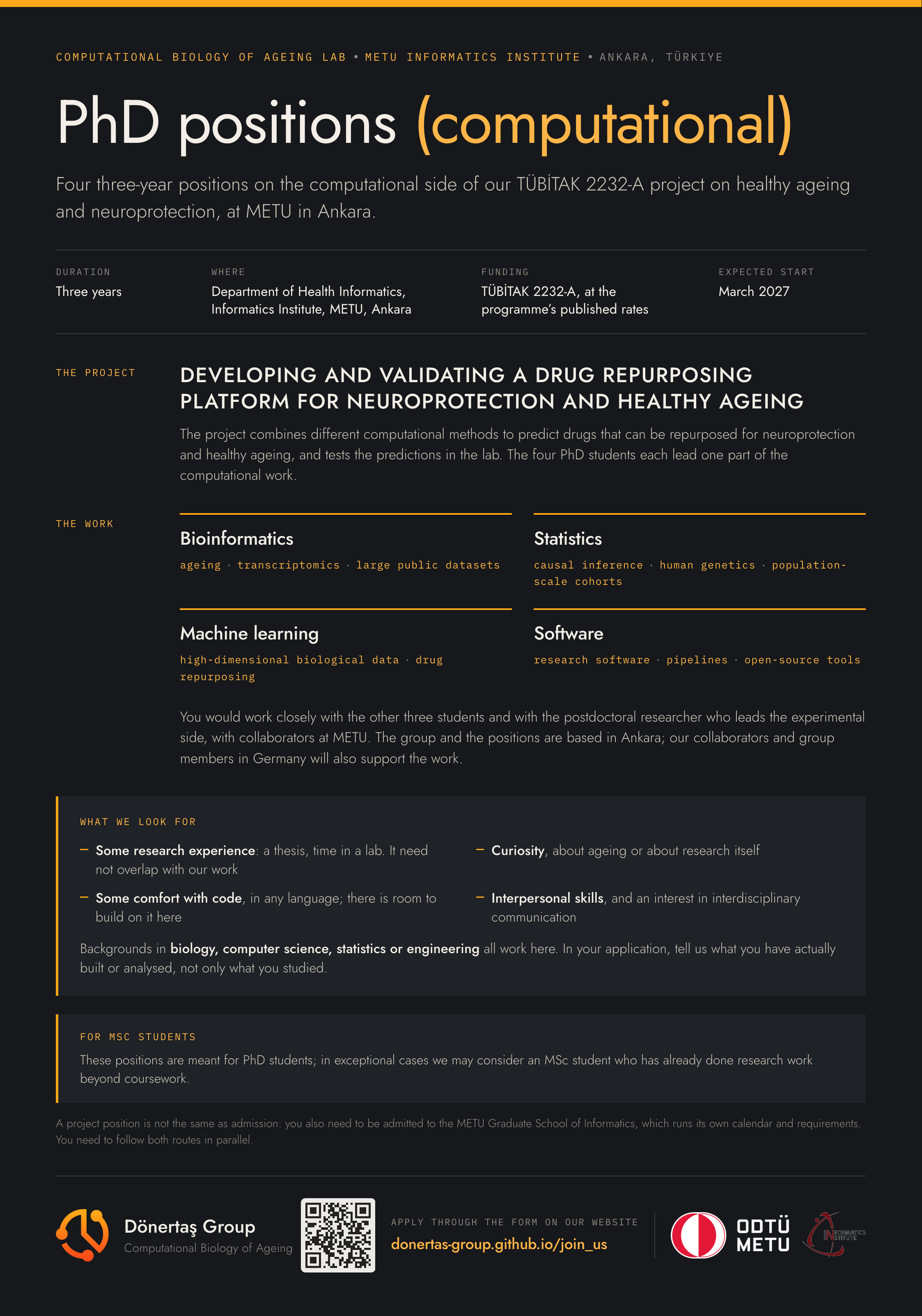 PhD positions (computational) — click to enlarge